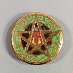 INSIGNE MILITAIRE 6 ème RTM REGIMENT DE TIRAILLEURS MAROCAINS FABRICATION MARDINI